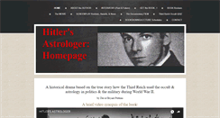 Desktop Screenshot of hitlerastrologer.com